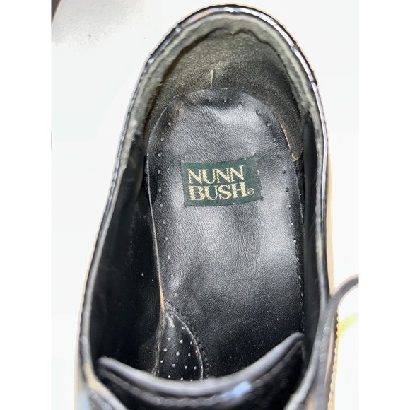 Nunn Bush Derby Mens Leather Dress Shoes Lace Up Black Size 10.5 M Great Cond - Picture 5 of 7